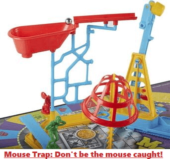 Mouse Trap board game in action