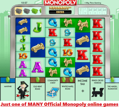 Monopoly online slot game